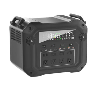3600W বিশুদ্ধ সাইনস ওয়েভ পোর্টেবল পাওয়ার স্টেশন LiFePO4 সৌর শক্তি সঞ্চয় BMS ব্যাটারি সরবরাহ
