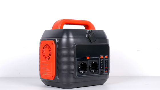 600W পোর্টেবল সোলার জেনারেটর আউটলেট ব্যাকআপ ব্যাংক আউটডোর সোর্স পাওয়ার স্টেশন