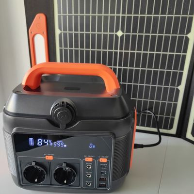 ভ্রমণ পোর্টেবল পাওয়ার স্টেশন 600W লিথিয়াম শক্তি সঞ্চয় শক্তি সরবরাহ 6kg সিনোসাইডাল তরঙ্গ