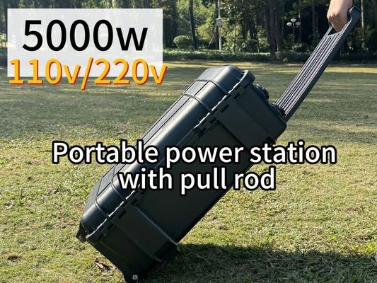 3000W 4000W 5000W পোর্টেবল সোলার জেনারেটর পাওয়ার ব্যাংক সমস্ত সকেট জন্য 6-7 ঘন্টা চার্জিং সময়