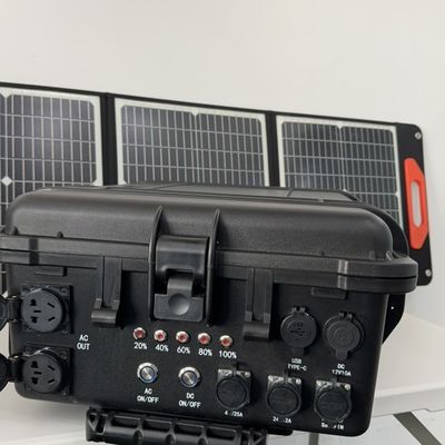 ইউএসবি চার্জিং সোলার সিস্টেমের সাথে 5000W জরুরী লিথিয়াম ব্যাটারি ইনভার্টার গ্রুপ চার্জার