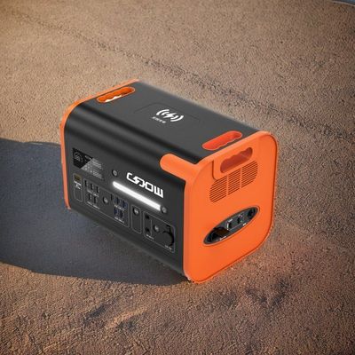 LiFePO4 ব্যাটারি জরুরী ক্যাম্পিং সৌর জেনারেটর 1000W 2200W পোর্টেবল পাওয়ার স্টেশন
