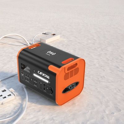 2000W পোর্টেবল পাওয়ার স্টেশন LiFePO4 সৌর চার্জিং এবং মেইন সহ নিরাপদ ব্যাটারি স্টোরেজ