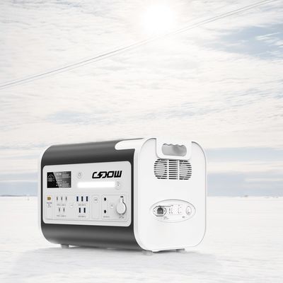 উচ্চ ক্ষমতা 2200W পোর্টেবল পাওয়ার স্টেশন 2048Wh বহিরঙ্গন ক্যাম্পিং জন্য সৌর চার্জিং