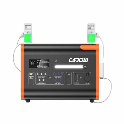 2200W আউটপুট এবং LED আলো সহ হোমহাউজিং জরুরী স্ট্যান্ডবাই শক্তি সঞ্চয় ব্যাটারি