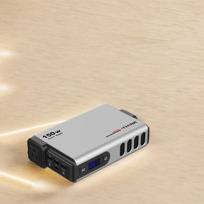150W পোর্টেবল পাওয়ার স্টেশন পুনর্ব্যবহারযোগ্য এবং দ্রুত চার্জিং স্ট্যান্ডবাই সৌর শক্তি সঞ্চয়