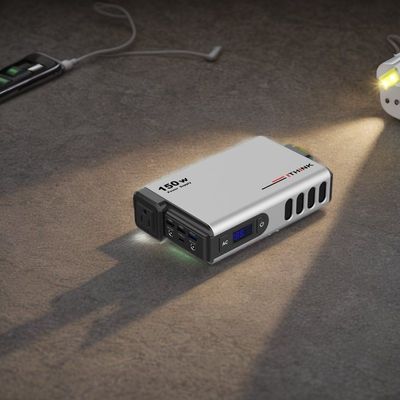 150W পোর্টেবল পাওয়ার স্টেশন পুনর্ব্যবহারযোগ্য এবং দ্রুত চার্জিং স্ট্যান্ডবাই সৌর শক্তি সঞ্চয়