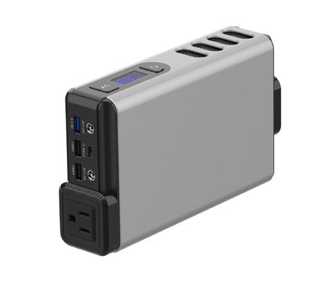 S150X-100 পোর্টেবল পাওয়ার স্টেশন 150W হোম আউটডোর জরুরী ব্যাকআপ 110V 220V এসি আউটপুট