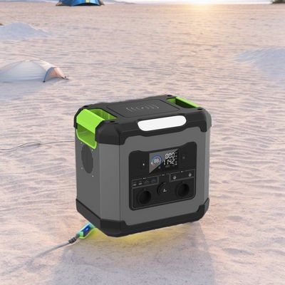 এসি আউটপুট ভোল্টেজ 110/230V-50Hz/60Hz সহ পোর্টেবল সোলার ইমার্জেন্সি পাওয়ার স্টেশন 1500W