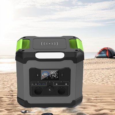 এসি আউটপুট ভোল্টেজ 110/230V-50Hz/60Hz সহ পোর্টেবল সোলার ইমার্জেন্সি পাওয়ার স্টেশন 1500W