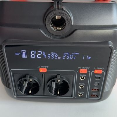 600W এসি আউটপুট পোর্টেবল পাওয়ার স্টেশন পূর্ব এশিয়া রপ্তানি সৌর শক্তি সঞ্চয় সিস্টেম