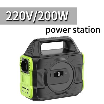 200W পোর্টেবল পাওয়ার স্টেশন সৌর জেনারেটর লিথিয়াম ব্যাটারি সরবরাহ পাওয়ার ব্যাংক S2X-173