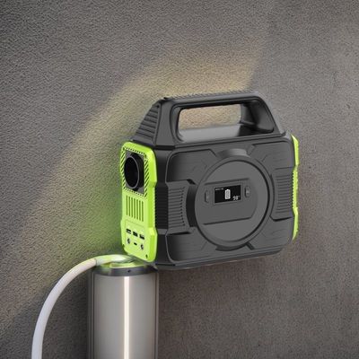 লিথিয়াম ব্যাটারি এবং তরল স্ফটিক ডিসপ্লে সহ 300W শক্তি সঞ্চয় সিস্টেম পাওয়ার স্টেশন