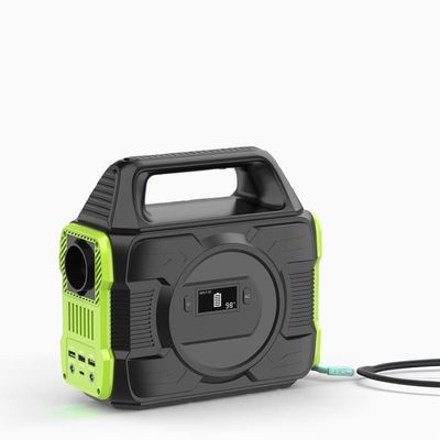 লিথিয়াম ব্যাটারি এবং তরল স্ফটিক ডিসপ্লে সহ 300W শক্তি সঞ্চয় সিস্টেম পাওয়ার স্টেশন