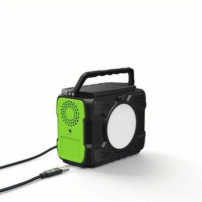 200W আউটডোর এনার্জি স্টোরেজ পাওয়ার স্টেশন 100W হেডলাইট ডিজাইন এবং DC1 2 আউটপুট সহ