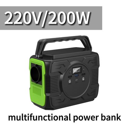 200W LiFePO4 ব্যাটারি প্যাক আউটডোর ক্যাম্পিং পাওয়ার ব্যাংক CPAP/ফ্রিজ/ফিশিং/ল্যাপটপের জন্য