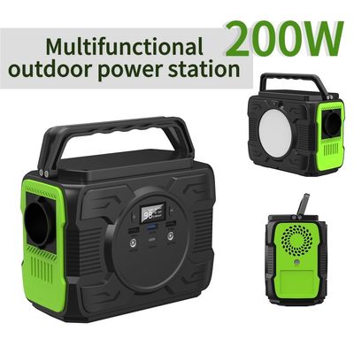 ইউরোপের বাজারের জন্য 200W লিথিয়াম ব্যাটারি পোর্টেবল ইউপিএস পাওয়ার স্টেশন পাওয়ার ব্যাংক জেনারেটর