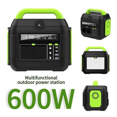 উত্তর আমেরিকার হোম এনার্জি স্টোরেজের জন্য 600W পোর্টেবল সোলার জেনারেটর পাওয়ার স্টেশন