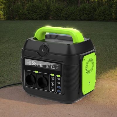 কাস্টমাইজযোগ্য রঙ 600W 576wh আউটডোর ক্রিয়াকলাপের জন্য হোম সৌর শক্তি জেনারেটর 110V 220V