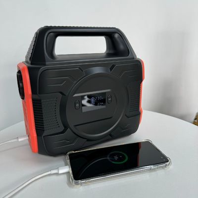LED আলো সহ উচ্চ ক্ষমতা 300W ব্যালকনি আরভি শক্তি সঞ্চয় জেনারেটর মোবাইল পাওয়ার এসি আউটপুট S3