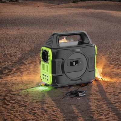 পোর্টেবল ক্যাম্পিং এসি মোবাইল পাওয়ার 300W/600W শক্তি সঞ্চয় শক্তি স্টেশন আউটপুট সঙ্গে