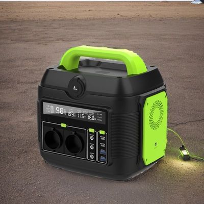 বহনযোগ্য সোলার সেল জেনারেটর 600W বহিরঙ্গন অ্যাডভেঞ্চারের জন্য মাল্টি-ফাংশন পাওয়ার স্টেশন