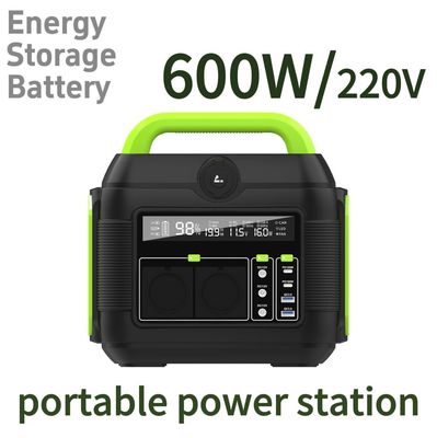 600W মাল্টিফাংশন পোর্টেবল সোলার পাওয়ার এনার্জি স্টোরেজ সিস্টেম অ্যাডাপ্টার এবং এস 6 সহ