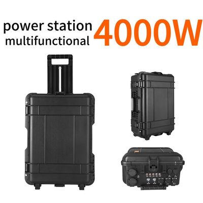 ফোল্ডেবল সোলার প্যানেল পাওয়ার স্টেশন 4000W বড় ক্ষমতা এবং চার্জিং অ্যাডাপ্টার 54V12A