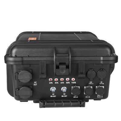 ফোল্ডেবল সোলার প্যানেল পাওয়ার স্টেশন 4000W বড় ক্ষমতা এবং চার্জিং অ্যাডাপ্টার 54V12A