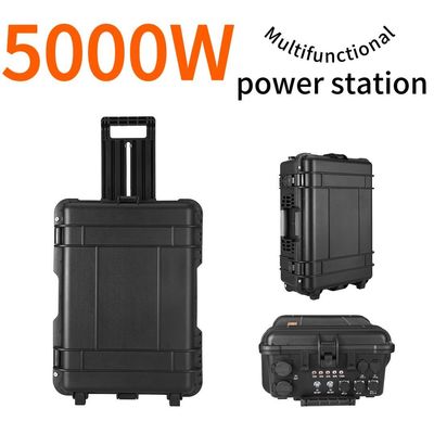 5000W পোর্টেবল পাওয়ার স্টেশন ইউএসবি/টাইপ-সি 18W ম্যাক্স কার ক্যাম্পিং এবং স্বয়ংচালিত ট্যুরের জন্য