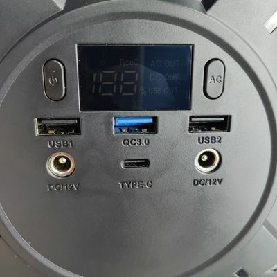 48000mAh ব্যাটারি ধারণক্ষমতা সহ সংশোধিত তরঙ্গ 200W এসি আউটপুট পোর্টেবল পাওয়ার স্টেশন