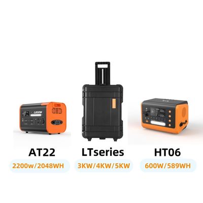 গ্রিড চার্জিং 3000W/3000wh বহনযোগ্য সৌর জেনারেটর বহিরঙ্গন পরিবার ক্যাম্পিং ট্রিপ জন্য