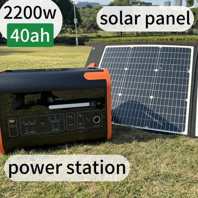 2200W ধ্রুবক শক্তি জরুরী এবং বহিরঙ্গন জন্য 4000W পোর্টেবল পাওয়ার স্টেশন চালাতে পারেন