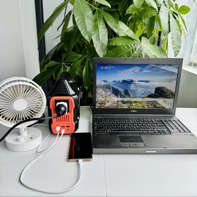 300W 288wh 20Ah লিথিয়াম ব্যাটারি ব্যাকআপ সৌর বিদ্যুৎ কেন্দ্র চার্জিং সময় 5-7hour S