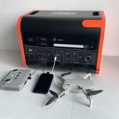 ব্যাটারি অপসারণযোগ্য হতে পারে না 2200W2048wh সৌর চার্জিং বহিরঙ্গন কার্যকলাপ মোবাইল পাওয়ার স্টেশন