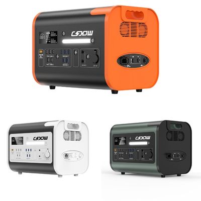 সিই Un38.3 MSDS সার্টিফাইড 1000W 2000W 2200W পোর্টেবল পাওয়ার স্টেশন ইনডোর এবং আউটডোর জন্য
