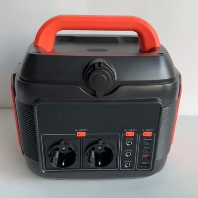 জরুরী শক্তি সরবরাহ এসি আউটপুট সকেট Aii 600W সহ বহিরঙ্গন পাওয়ার ব্যাংক জেনারেটর