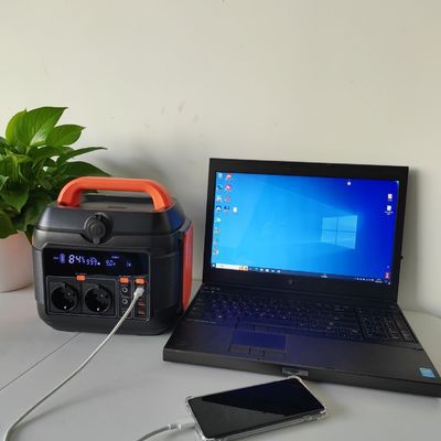 এসি আউটপুট 220V 50Hz/110V 60Hz পোর্টেবল পাওয়ার স্টেশন মোবাইল পাওয়ার জরুরী জন্য 600W