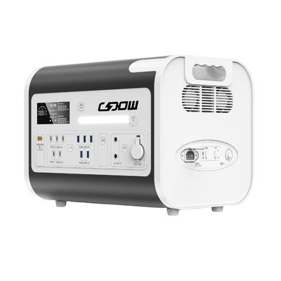 800W সৌর ইনপুট পোর্টেবল মোবাইল পাওয়ার স্টেশন 200W খাঁটি সাইন ওয়েভ ইনভার্টার 2200W বহিরঙ্গন জরুরী