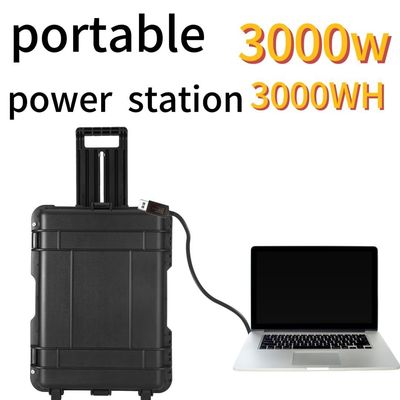 একাধিক সুরক্ষা ফাংশন সহ 2000W/3000W বহিরঙ্গন জরুরী বহনযোগ্য পাওয়ার স্টেশন