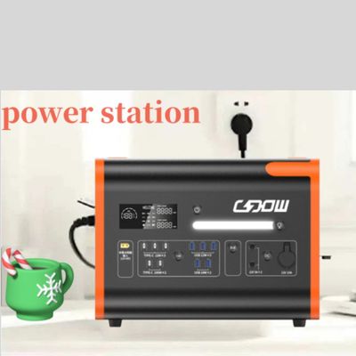2200W/2048wh পোর্টেবল পাওয়ার স্টেশন ফায়ারপ্রুফ হাউজিং এবং খাঁটি সাইন ওয়েভ ইনভার্টার সহ