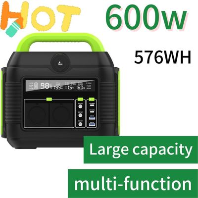 600W সৌর বহনযোগ্য বিদ্যুৎ কেন্দ্র পুনর্ব্যবহারযোগ্য জরুরী প্রস্তুতির জন্য কাস্টমাইজযোগ্য