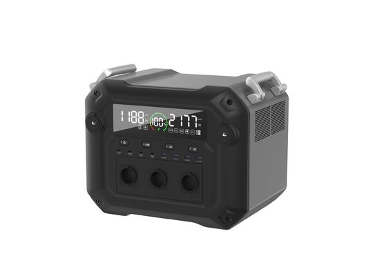 2500W এসি আউটপুট 3600W সৌর জেনারেটর বহনযোগ্য পাওয়ার স্টেশন বহিরঙ্গন ক্যাম্পিং / আরভি জন্য