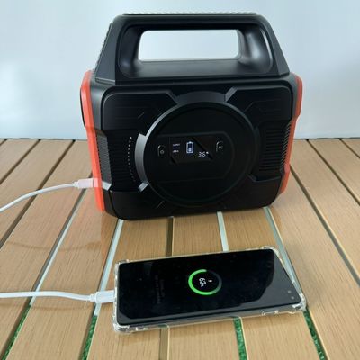 কাস্টমাইজযোগ্য রঙ 300W/288whc ব্যাটারি ব্যাকআপ পাওয়ার জরুরী পোর্টেবল পাওয়ার স্টেশন
