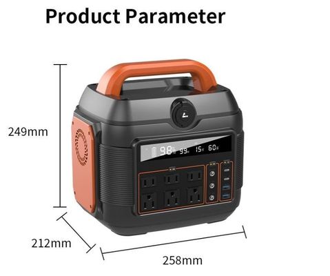 আউটডোর এবং হোম পাওয়ার সাপ্লাই সমাধানের জন্য 600W/576wh জরুরী পাওয়ার স্টেশন