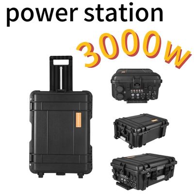 ভ্রমণ 3000W/220V/110V/UPS Pure Sine LiFePO4 ব্যাকআপ ব্যাটারি ক্যাম্পিং পোর্টেবল পাওয়ার স্টেশন
