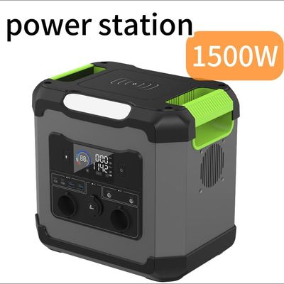 জরুরী প্রস্তুতির জন্য মাল্টিফাংশনাল 1500W-1344wh পোর্টেবল মোবাইল পাওয়ার স্টেশন