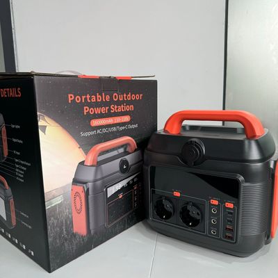 জরুরী পোর্টেবল পাওয়ার স্টেশন এসি আউটপুট 220V 50Hz/110V 60Hz এবং লিথিয়াম ব্যাটারি সহ