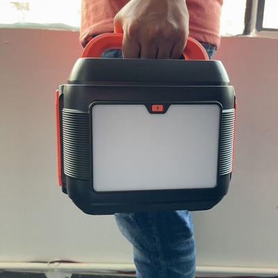 Aii পোর্টেবল পাওয়ার স্টেশন 40ah 14.4V 600W 576wh সৌর শক্তি সঞ্চয় ব্যাটারি সেট হোম জন্য