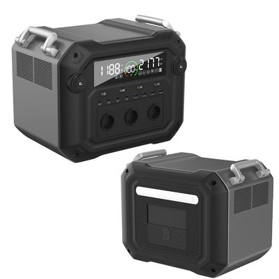 2500W/600W সৌর প্যানেল ইনপুট LiFePO4 শক্তি সঞ্চয় ব্যাটারি পোর্টেবল পাওয়ার স্টেশন